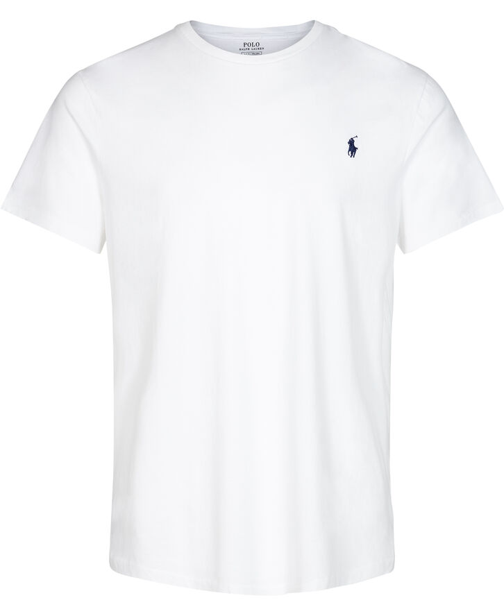 Polo Ralph Lauren Custom Slim Fit Cotton T-Shirt Hvid
