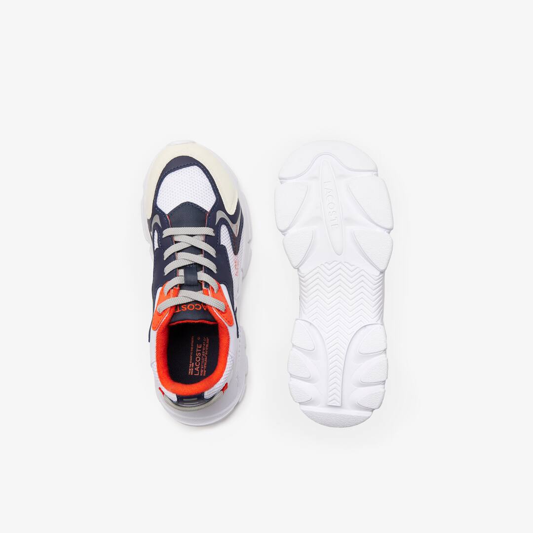 Sneakers L003 Neo enfant en textile Sneakers - Blanc - Lacoste - Enfant