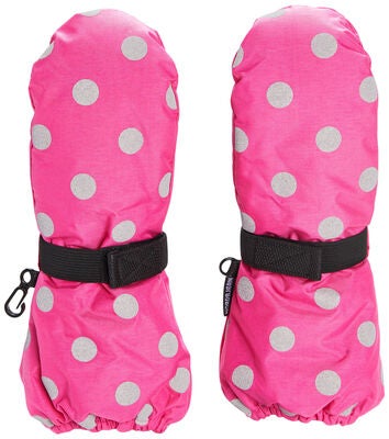 Nordbjørn Stalon Votter, Pink/Silver Dots