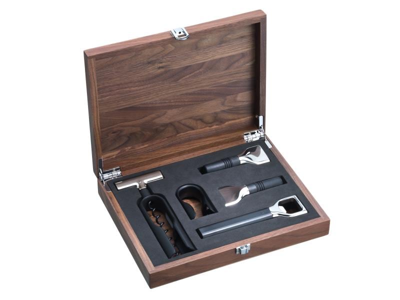 WMF Korkenzieher Set, 5-teilig, Walnuss Korkenzieher