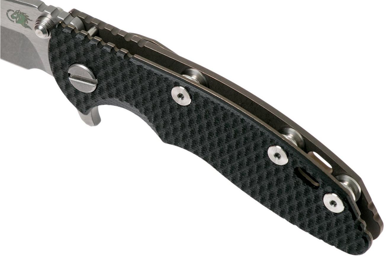Rick Hinderer XM-18 3” Spanto Gen 4 CPM 20CV Black G10, Battle Bronze, zakmes