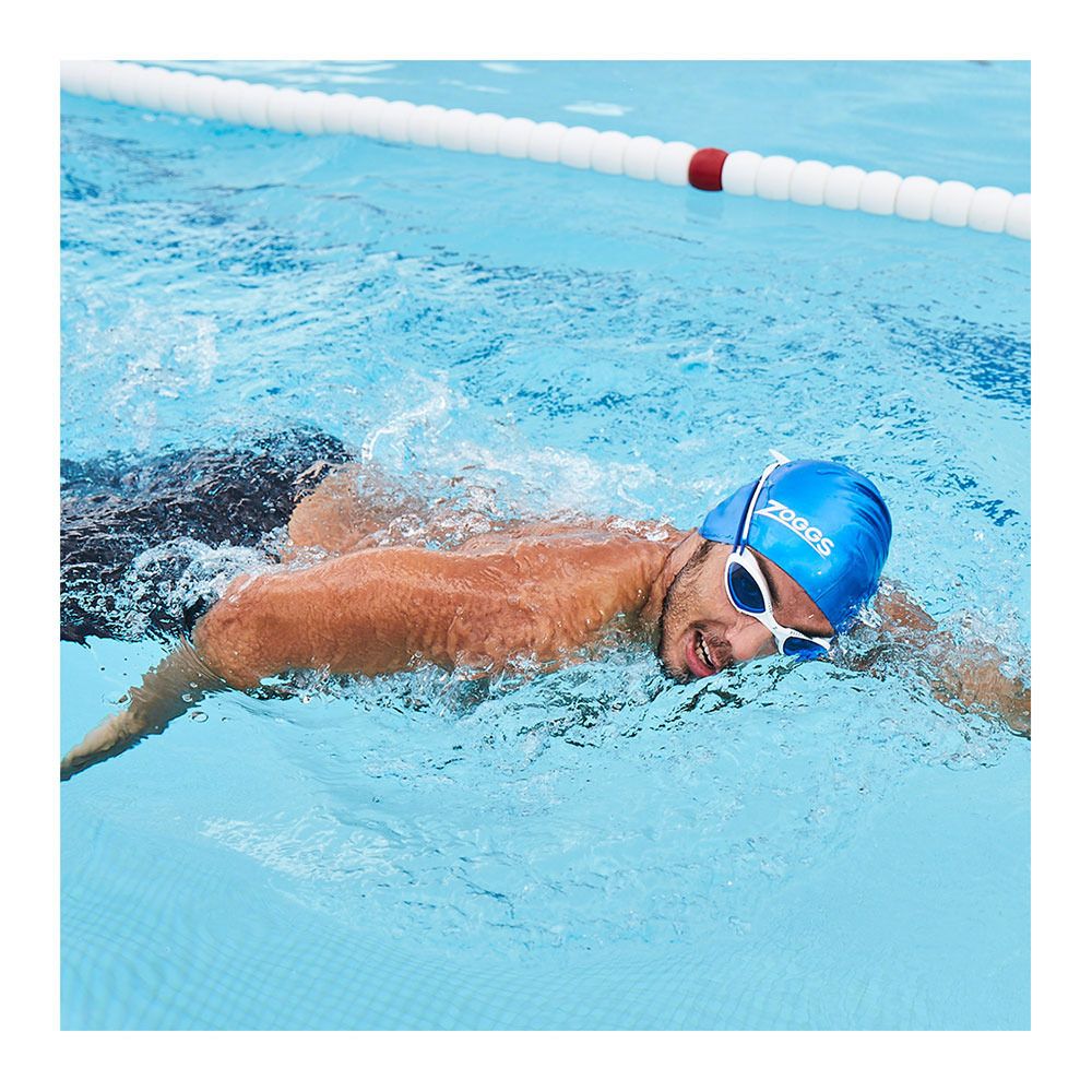 Zoggs TIGER - Lunettes de natation white blue/tint blue
