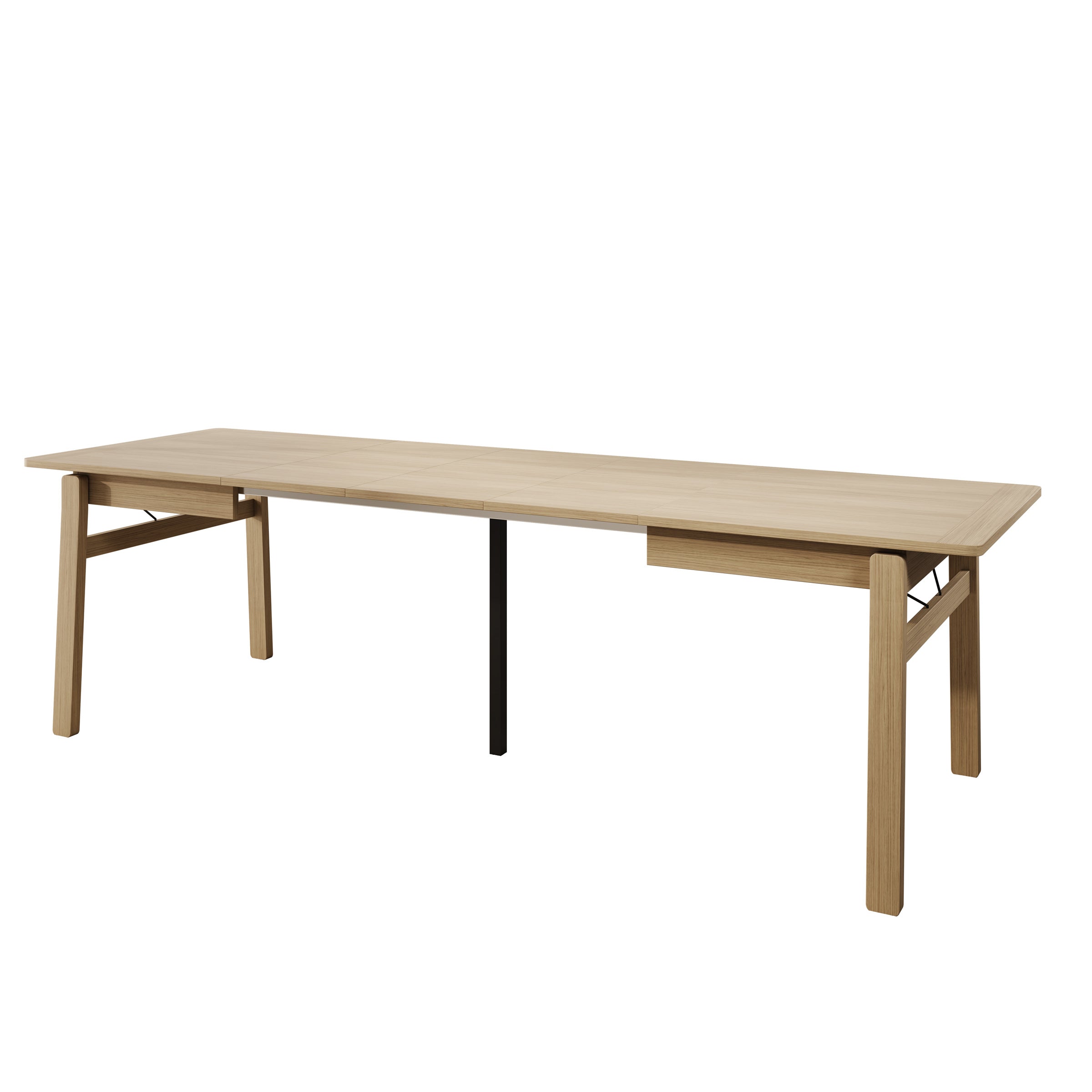 Portino - Eetkamertafel - Licht eiken - 149-269x85x77cm