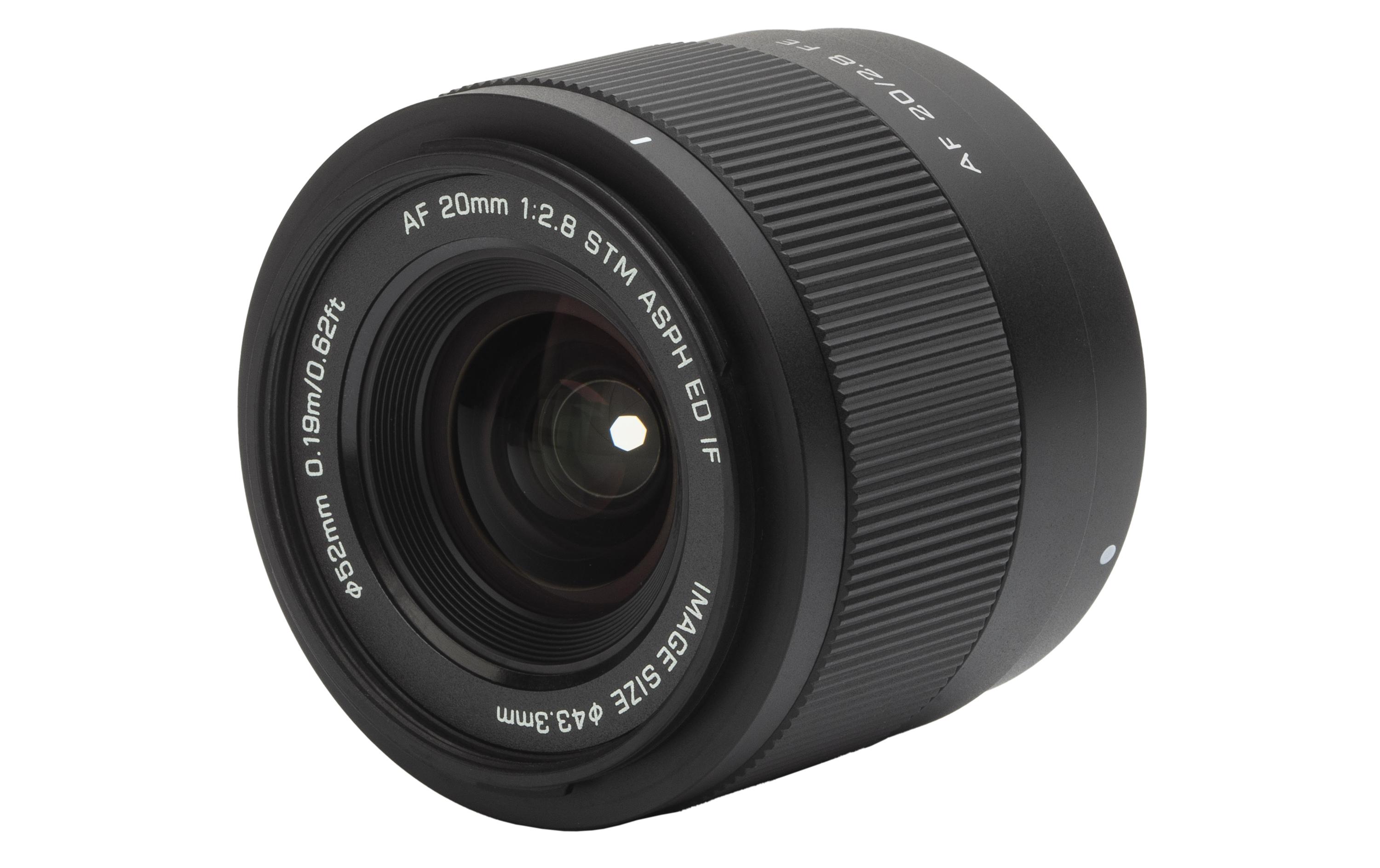 Festbrennweite AF 20mm F/2.8 – Sony E-Mount<br>Weitwinkel Vollformat-Linse mit Autofokus für Sony E-Mount