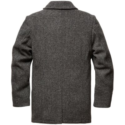 Herrenjacke Doppelreiher, Graumelange