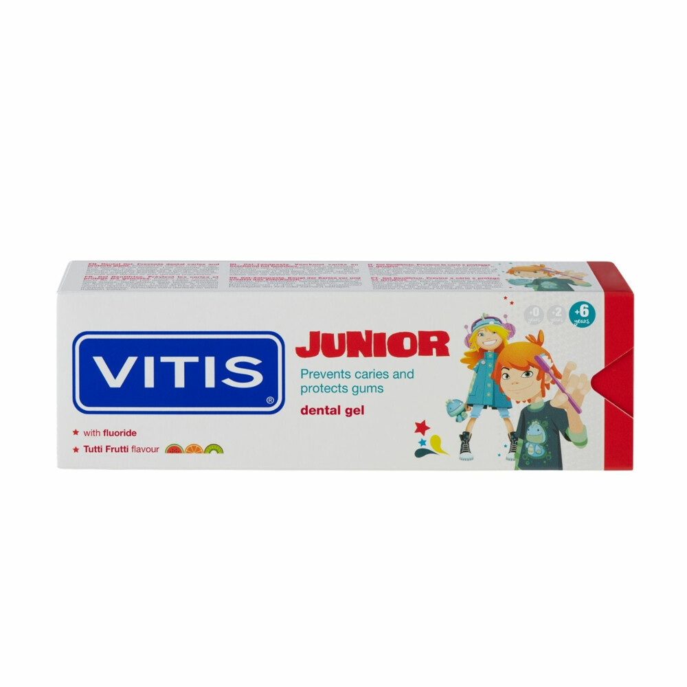 6x Vitis Tandpasta Junior75 ml