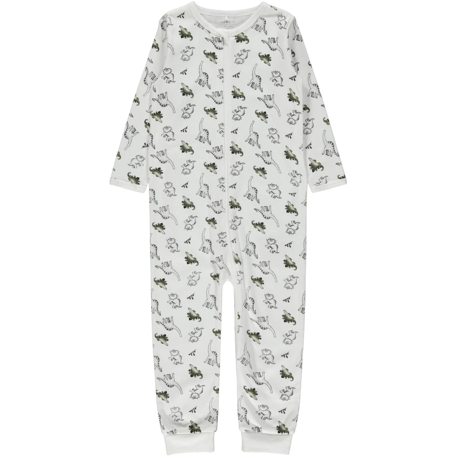 name it Schlafoverall 2er Pack Loden Green Dino