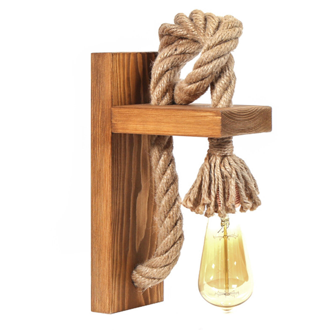 Opviq Lampe de table KN13 brun/doré - 20x35x10 cm