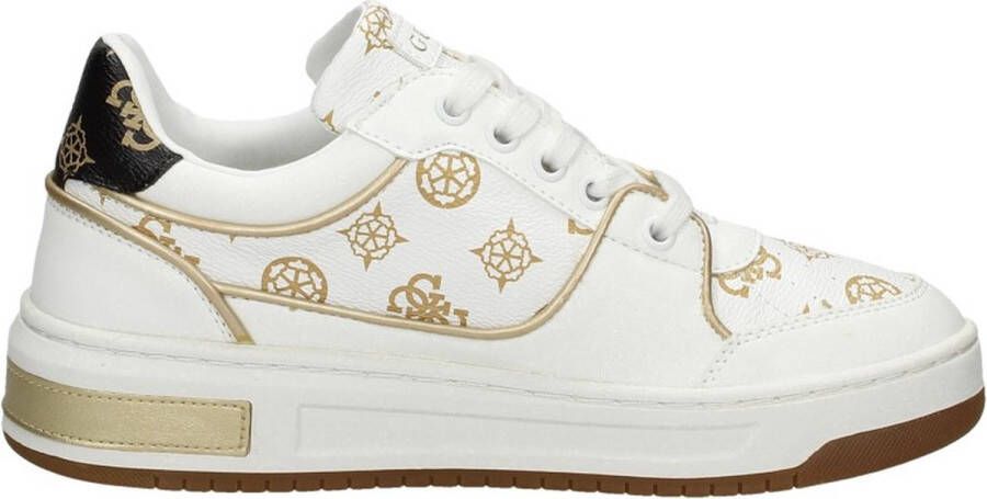 GUESS Tokyo Lage sneakers Leren Sneaker Dames Wit
