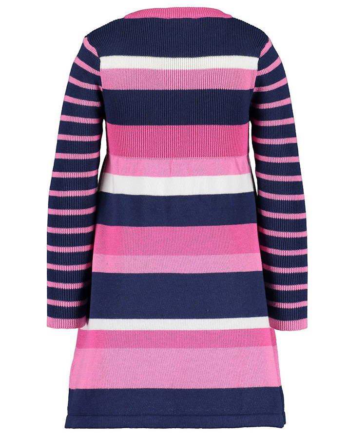 Strickkleid COSMIC LOVE – STRIPES in pink