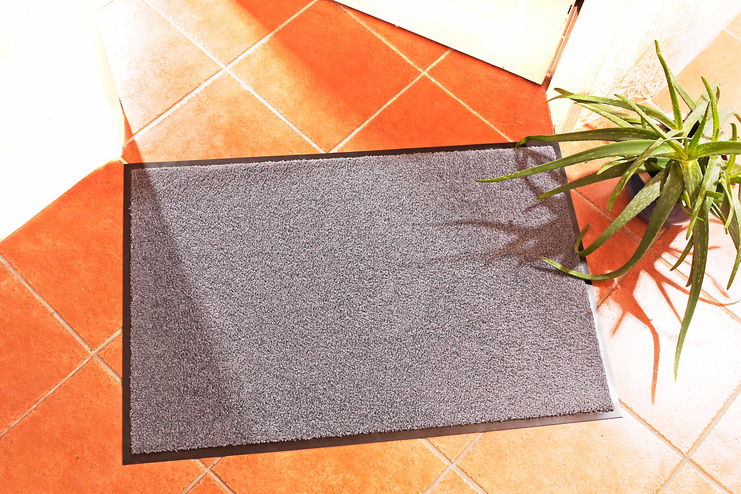 HANSE Home Fussmatte »Wash & Clean« rechteckig 7 mm Höhe Schmutzfangmatte, Türmatte, In- und Outdoor, Teppich, Läufer, waschbar