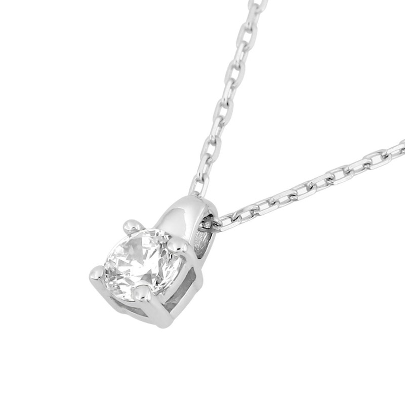 Collier Femme - Oxyde de zirconium - Or 18 Carats - Longueur : 42 cm
