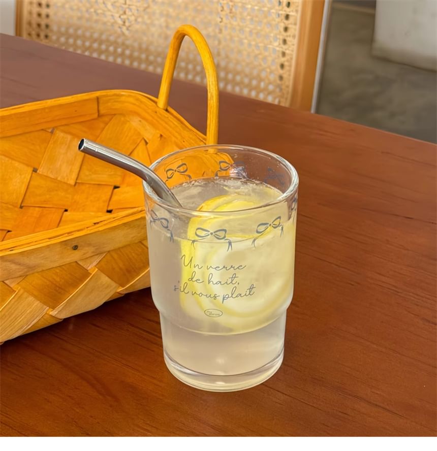 Minbrogy - Drinkglas met strikletters