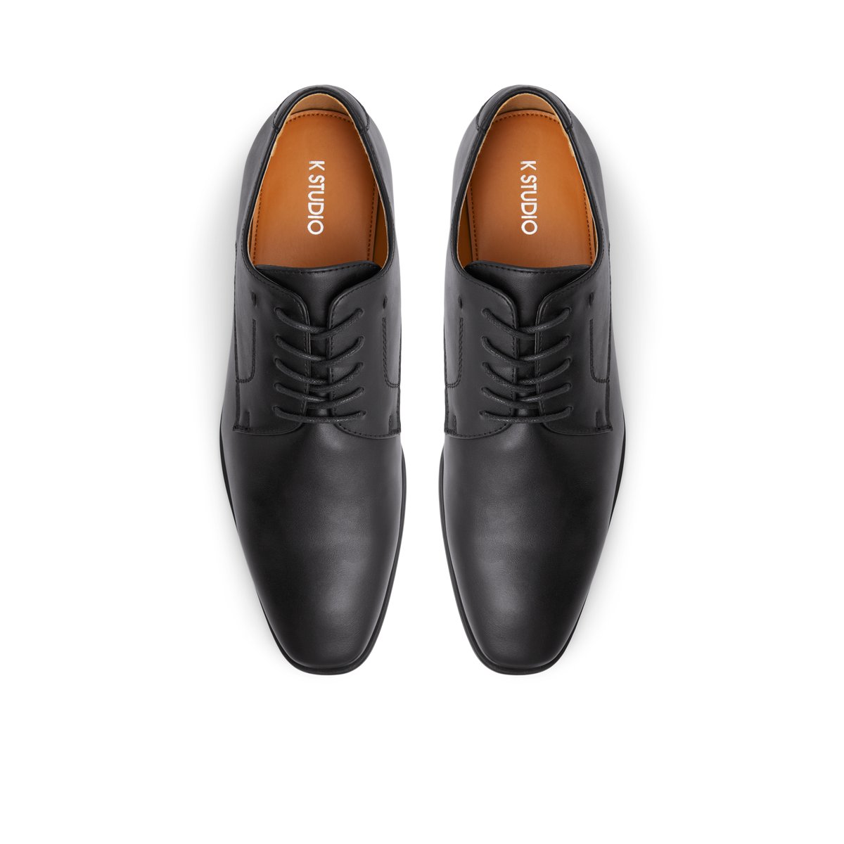 K STUDIO-Dwybwyn-Chaussures habillées derby - Talon plat - Noir