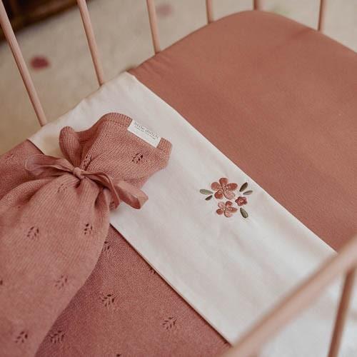 Wiegdeken gebreid Pure Pink Blush kopen? | Little Dutch