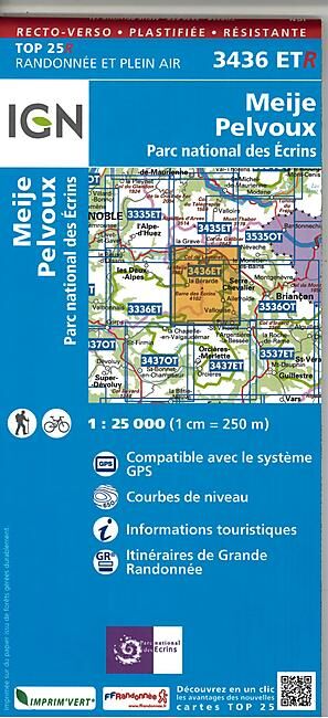 IGN - TOP25R 3436ETR MEIJE PELVOUX 1 25 000