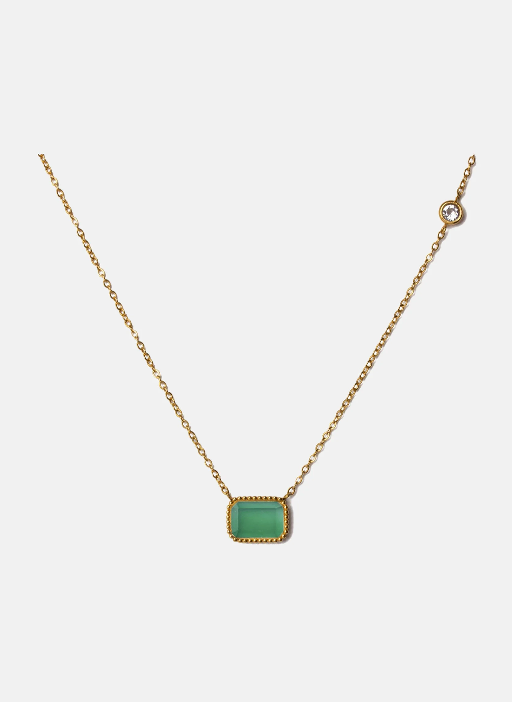 THEMIS - Collier chaîne themis | Vert