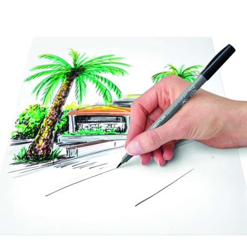STAEDTLER® pigment soft brush pen 372, 6er-Set