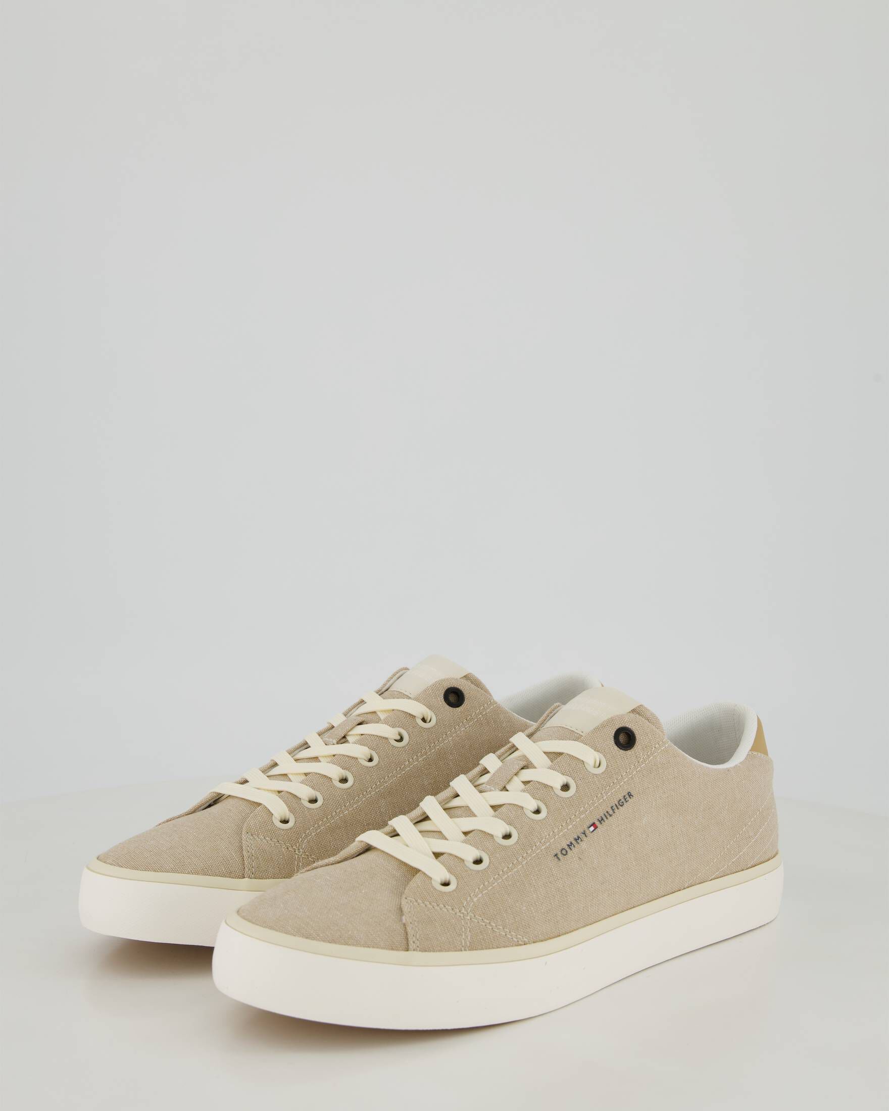 Tommy Hilfiger| Herren Sneaker TH CHAMBRAY aus Leinen