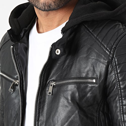 Veste Biker Noir