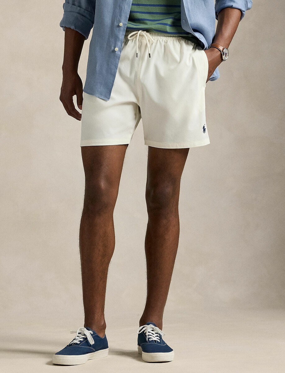 POLO RALPH LAUREN<br>Calções de banho com logotipo bordado