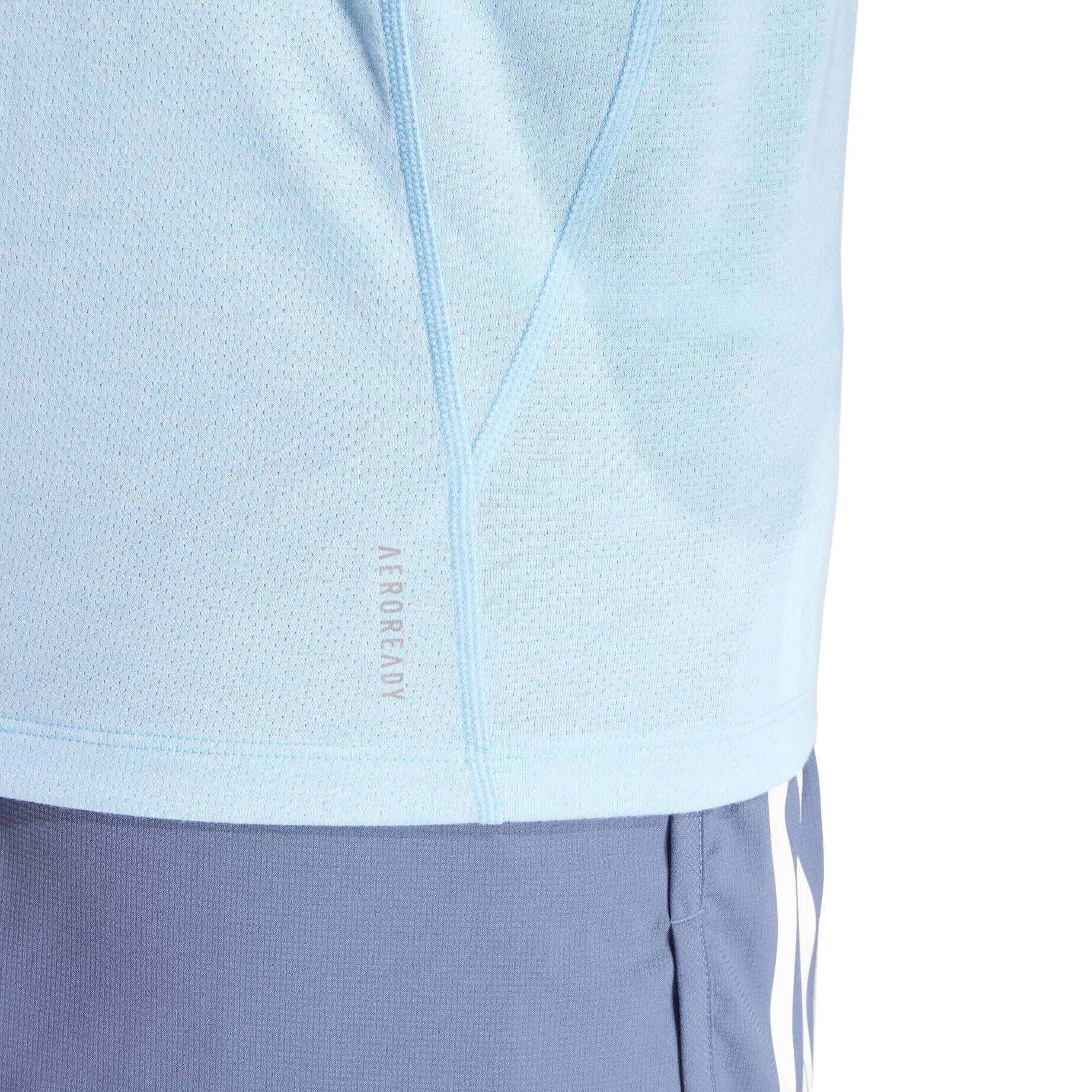 adidas Performance| Damen Laufshirt OWN THE RUN 3 STRIPES