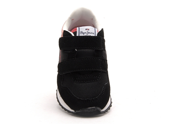 Pepe jeans basses enfant london velcro noir