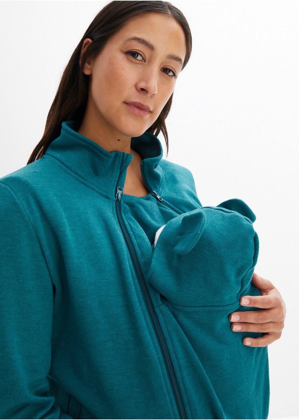Veste en sweat 3 en 1 de grossesse et de portage