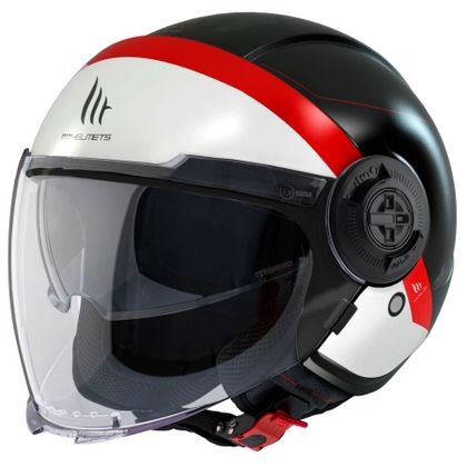 Casque MT HELMETS VIALE SV S - 68 UNITS - Noir / Blanc