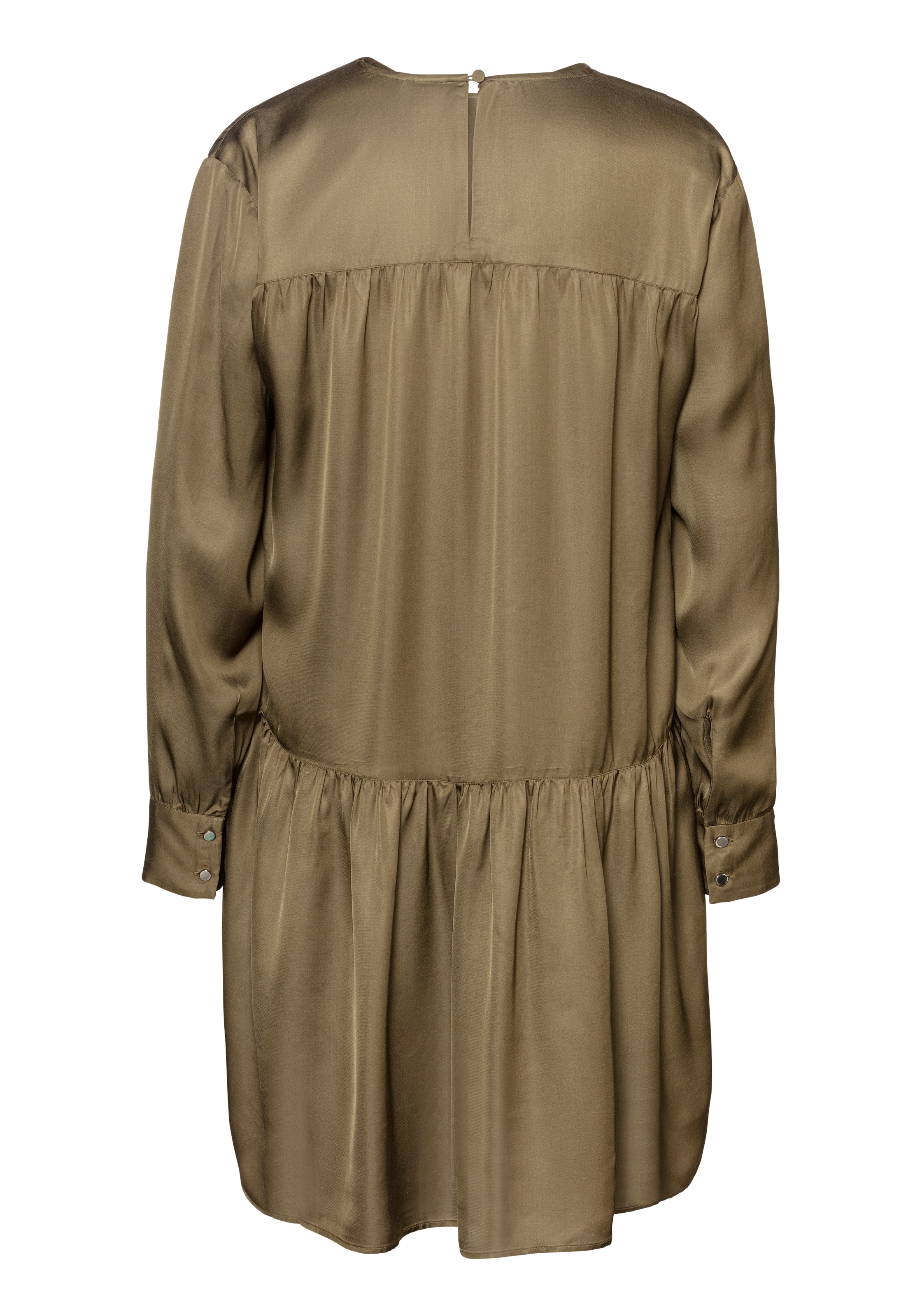BOSS ORANGE Blusenkleid »Diveno Premium Damenmode« mit gerafften Details