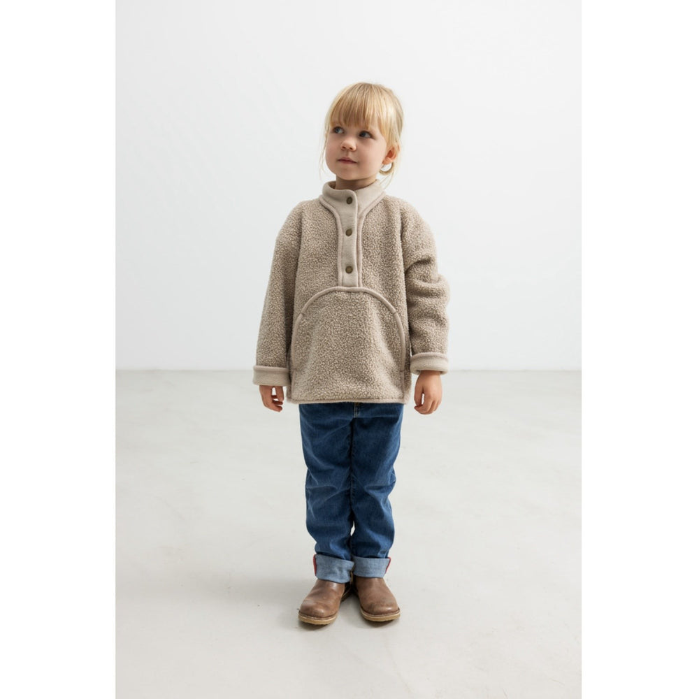 Køb MarMar Bonded Teddy Oyster Grey Joy Anorak