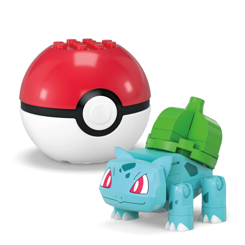 POKEMON - 2 POKEBALL AVEC POKEMON A CONSTRUIRE