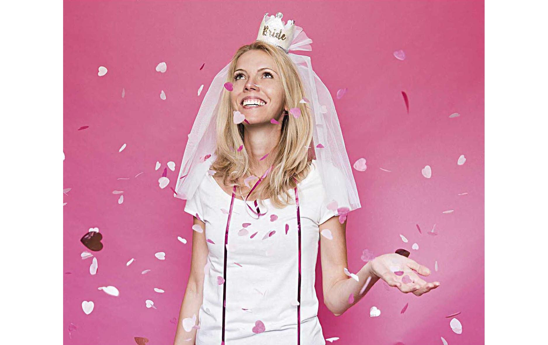 Krone Bride mit SchleierKreativ mit Rico Design