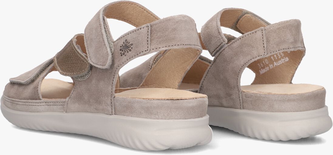 grijze hartjes platte sandalen breeze