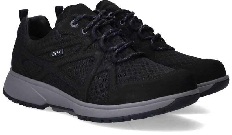 Xsensible Abo Stretchwalker Sneakers Zwart Heren