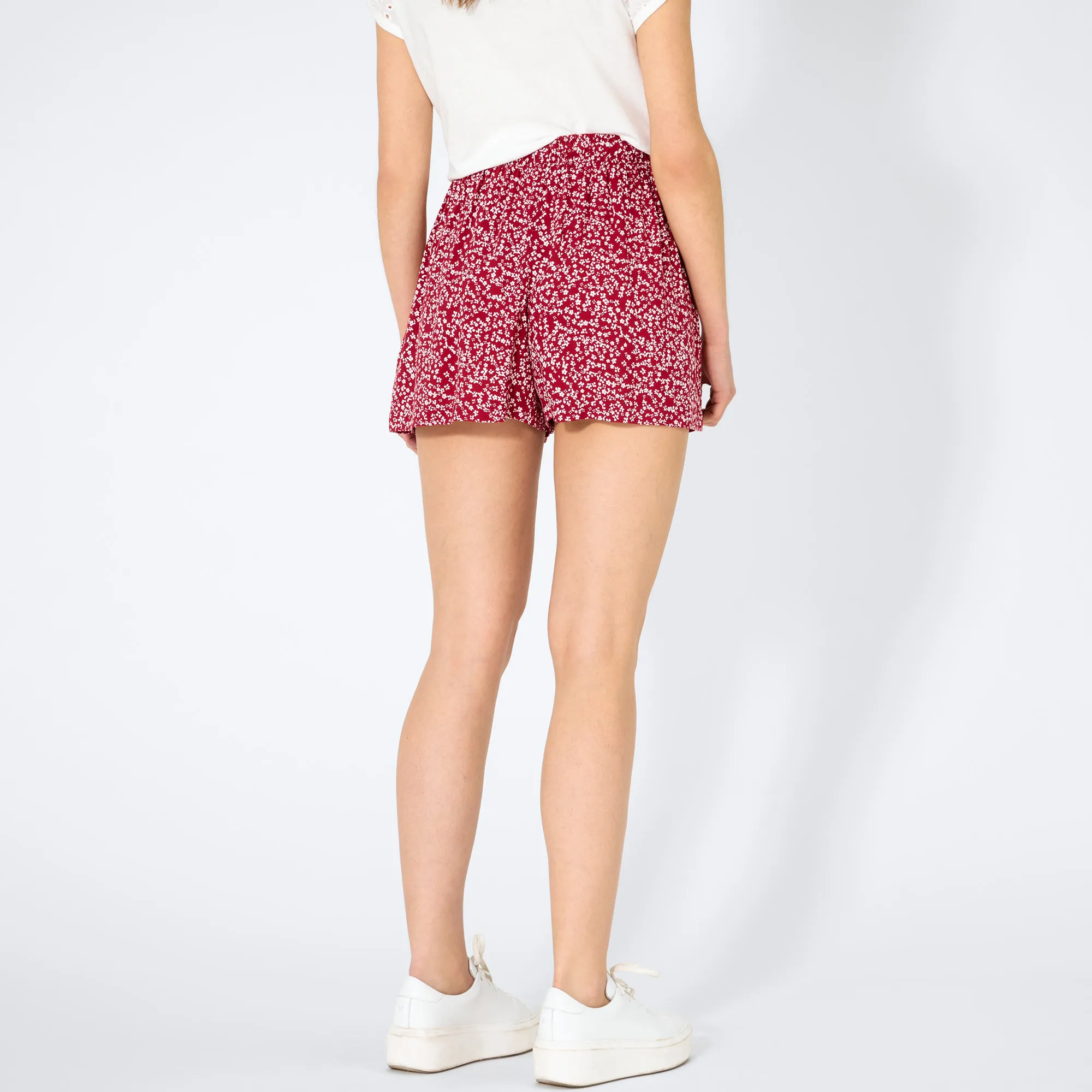 Damen-Shorts mit floralem Design