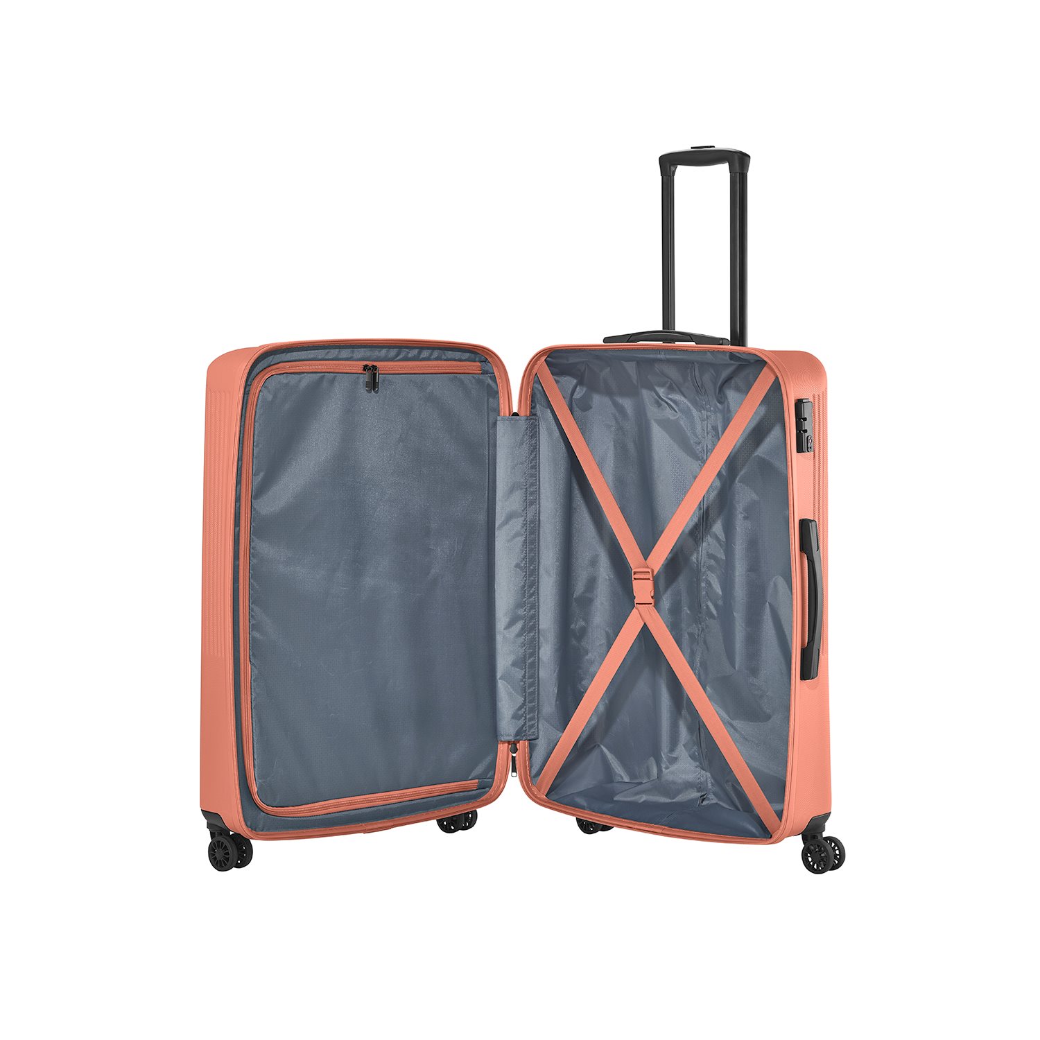 Travelite Bali 4 Wiel Trolley L coral