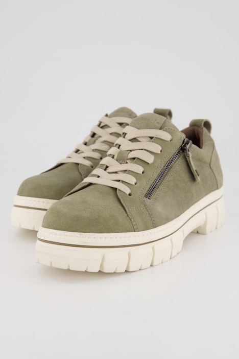 Tamaris Halbschuhe, Lederoptik, Zipper, Weite H