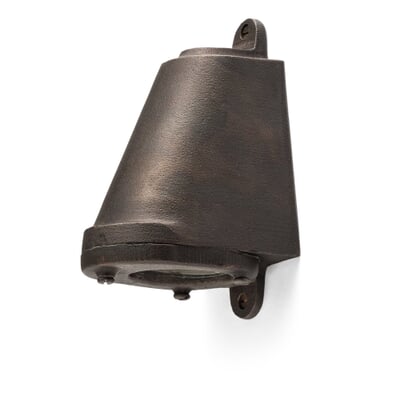 Decksleuchte, Bronzeguss dunkel patiniert