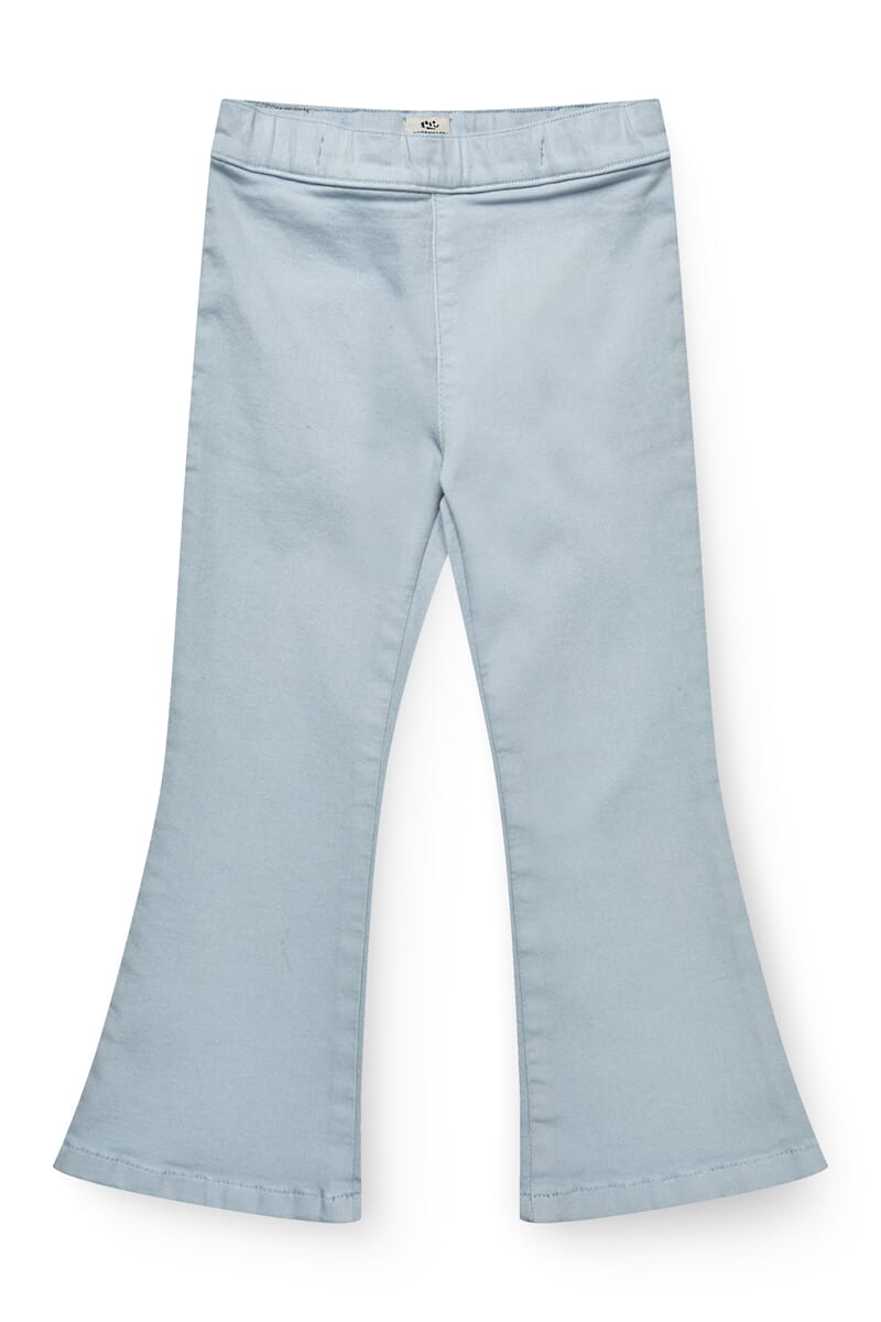 Jeggings solid with flare Dusty Blue - Copenhagen Colors - Rumpetroll