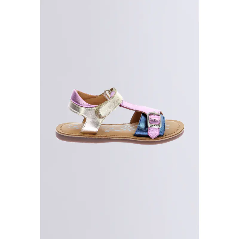 Diazz Beige marine SANDALES Cuir Fille
