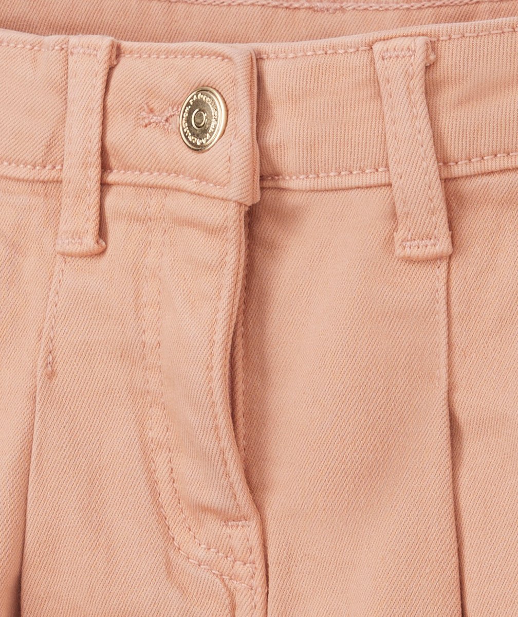 JUPE-SHORT PLISSÉE FILLE EN FIBRES RECYCLÉES ROSE
