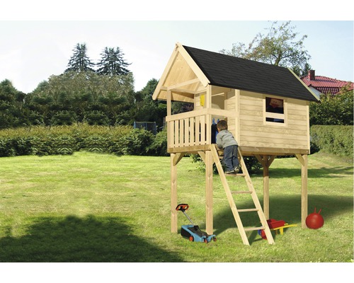 AKUBI Gernegroß paalwoning, natuurlijk hout