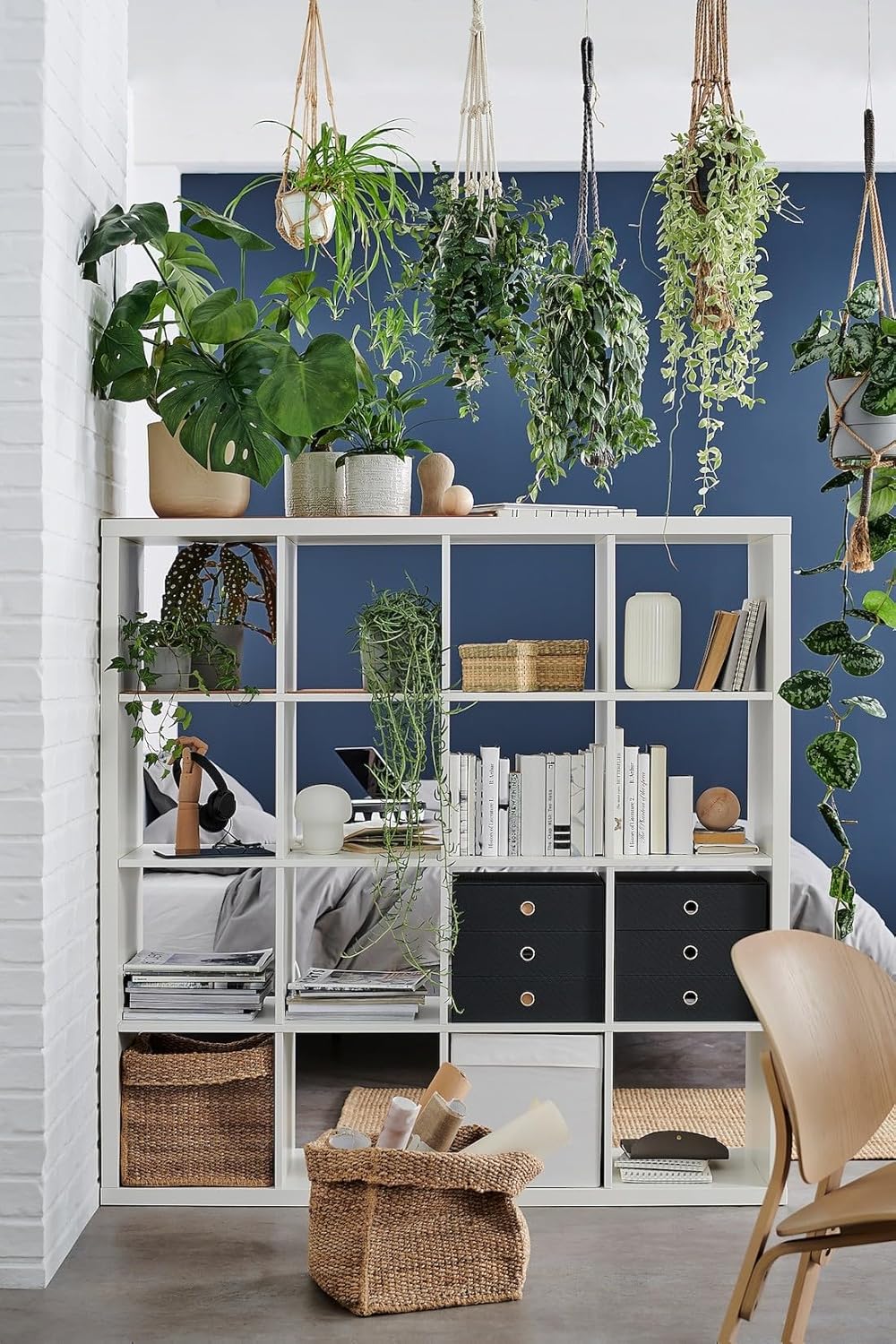 IKEA KALLAX – Regal, weiß, 147 x 147 cm