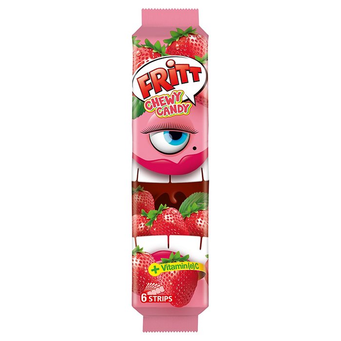 FRITT FRITT Kaubonbons 70 g, Erdbeere