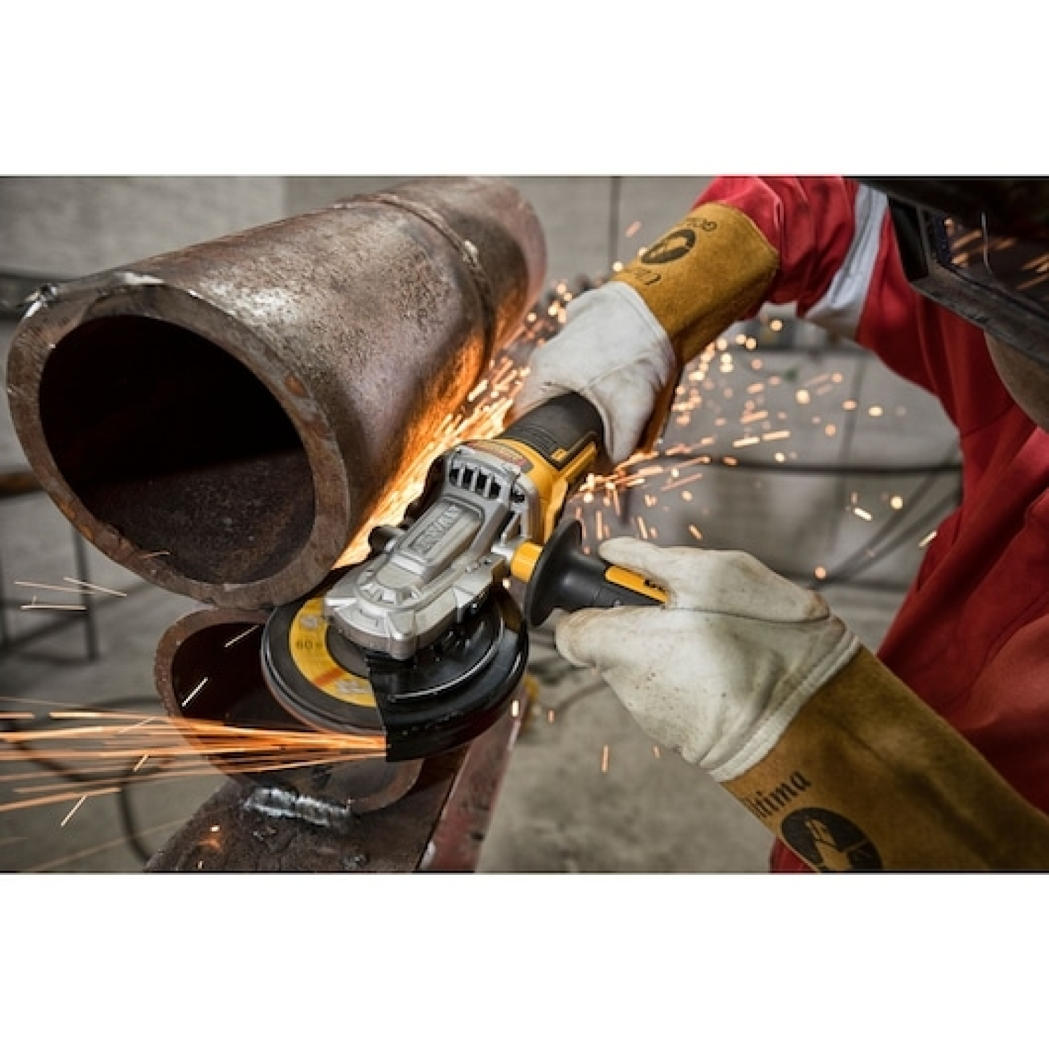 DeWALT DCG405FN 18V Li-Ion Accu haakse slijper body - 125mm - koolborstelloos