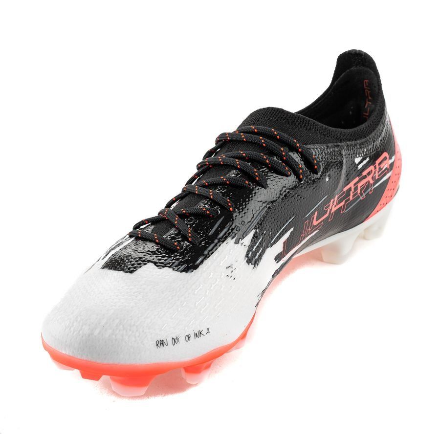PUMA X Unisport Ultra Ultimate FG/AG Ran out of ink - Blanc/Rouge/Noir ÉDITION LIMITÉE