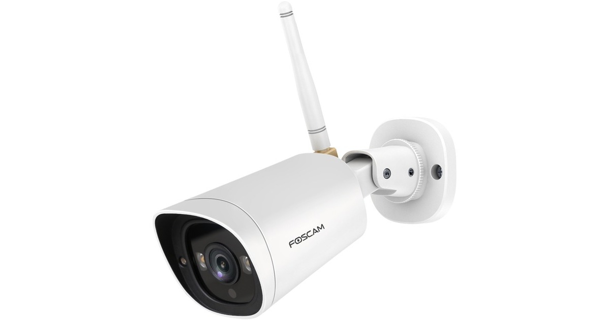 FoscamG4C, 2K Starlight WiFi buiten beveiligingscamera  (Wit)