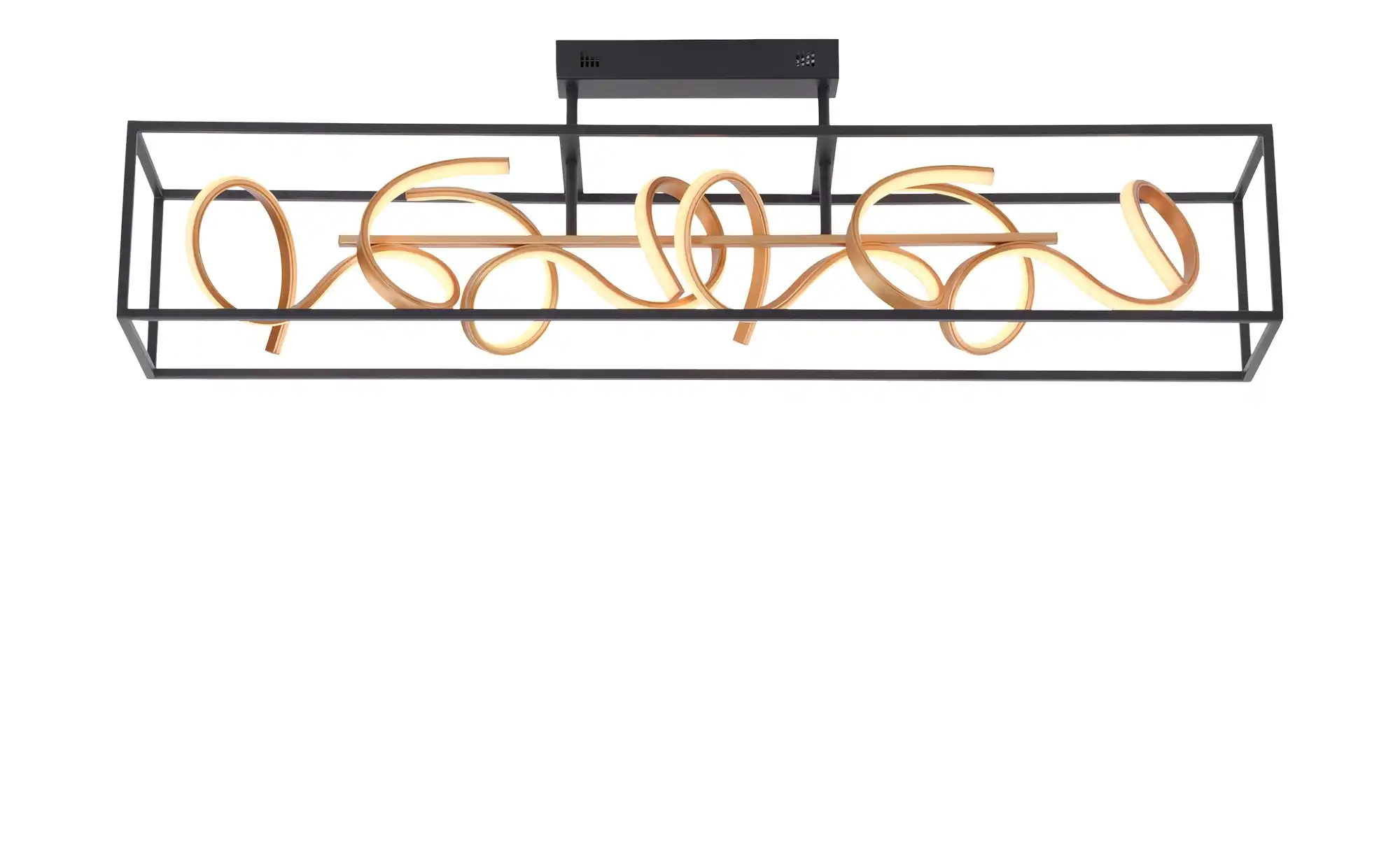 Paul Neuhaus LED-Deckenleuchte schwarz/goldfarben