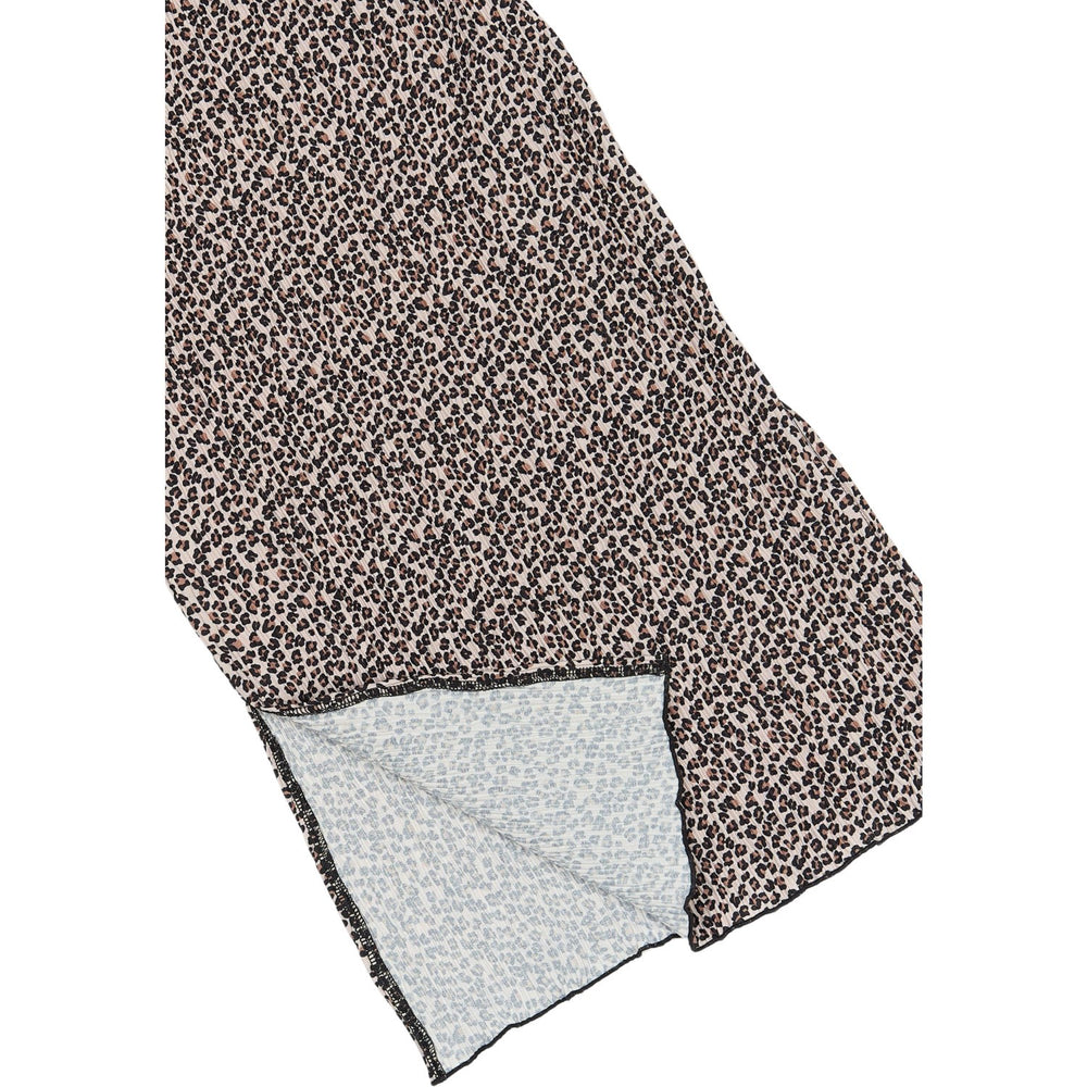 Køb The New Feather Gray AOP TNPet Long Pleat Nederdel